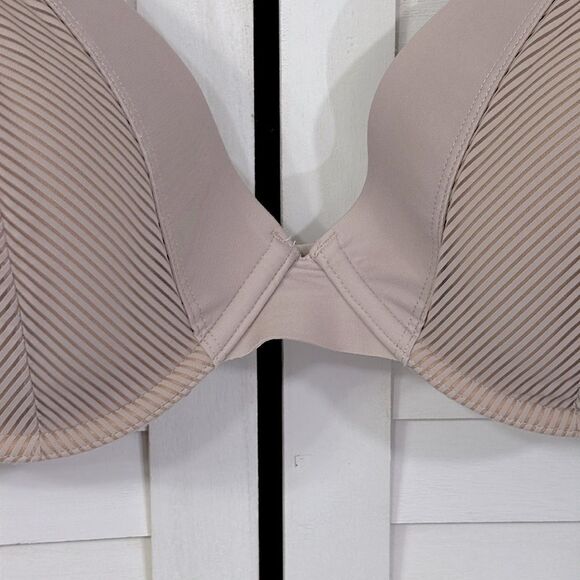 ThirdLove Plunge Push Up Bra 36E Taupe Underwire - Picture 5 of 12